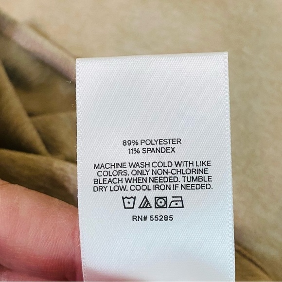 Express New Size L Tan Body Contour Compresssion Cozy Mock Neck Cutout Bodysuit‎ - Picture 10 of 11